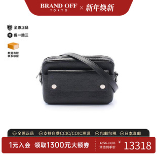 中古Celine赛琳女包S级99新shoulder bag斜挎包牛皮斜挎包黑色
