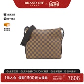 中古LV路易威登女包A级95新Naviglio棋盘格斜挎包正品 BRANDOFF