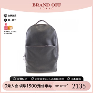 中古COACH蔻驰女包A级95新rucksack黑色双肩包