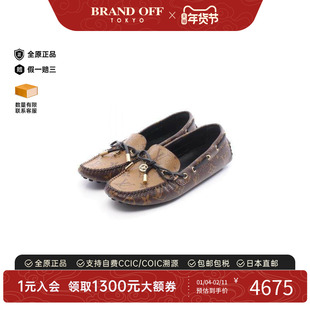 中古LV路易威登女A级95新driving shoes驾驶鞋/豆豆鞋鞋
