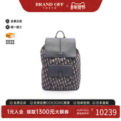 中古Dior迪奥女包B级9新rucksack背包 旅行背包双肩包尼龙双肩包