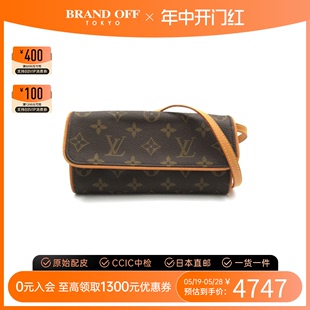 GM信封包老花斜挎包时尚 Twin 中古LV路易威登女包B级9新Pochette