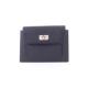 中古Hermes爱马仕女A级95新Bi fold wallet双折钱包牛皮短钱包