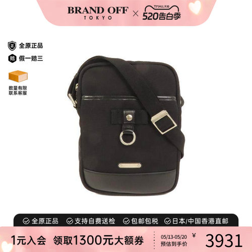 中古YSL圣罗兰斜挎包メンズ帆布