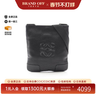 中古Loewe罗意威女包A级95新shoulder bag斜挎包牛皮斜挎包黑色