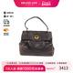 中古YSL圣罗兰女包B级9新Handbag手包牛皮手提包黑色