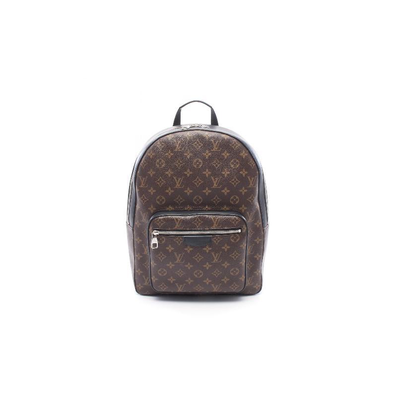 中古LV路易威登男包A级95新Backpack背包涂层/防水帆布双肩包棕色
