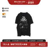 中古LV路易威登男A级95新cut sew针织布棉上衣黑色