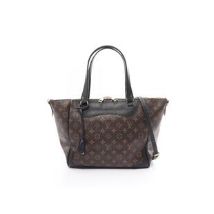 中古LV路易威登女A级95新Estrella涂层/防水帆布手提托特包棕色HK