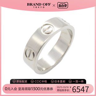 ring戒指B4084700 中古Cartier卡地亚95新love 10.5号K18WG白金