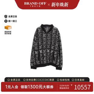 中古LV路易威登男A级95新Jacket夹克外套棉外套黑色正品 BRANDOFF