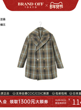中古Hermes爱马仕男A级95新coat外套尼龙外套绿色