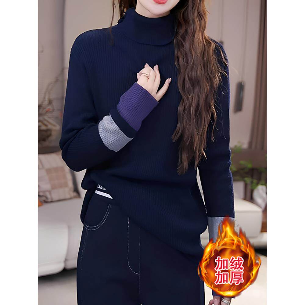 JOYIASS2025秋冬季新款女士针织打底衫慵懒风高级感温柔加厚保暖