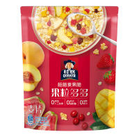 Quaker Maca Crisp, full of nuts, abundant fruit pieces, milk cubes, fruit oatmeal 375g, cold brew, ready-to-eat meal replacement thumbnail 3