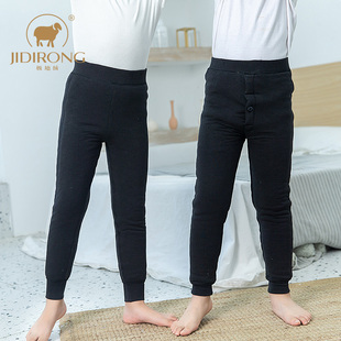 中大童内穿打底裤 冬季 男女童夹棉裤 加绒加厚保暖裤 儿童驼绒棉裤