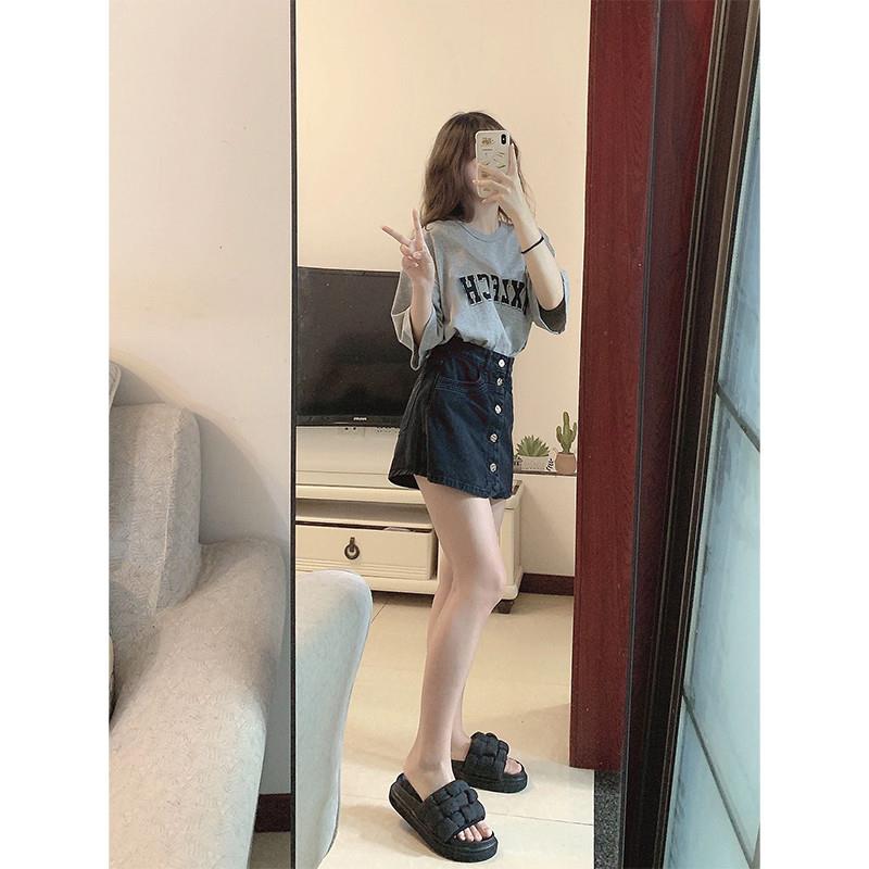 BLLOUKE巨好看的套装女夏季小个子搭配一整套活泼减龄上衣半身裙