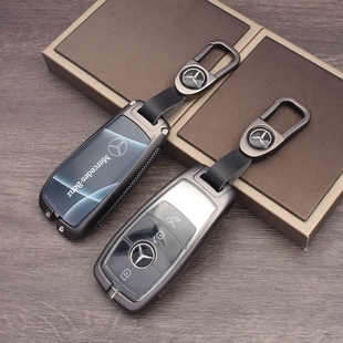 适用于奔驰EQB260钥匙套E级新能源车EQC350扣EQA壳GLE男女高档包