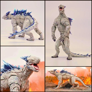 雪魔哥斯拉大战金刚手办电影版帝国崛起男孩可动刀疤王模型玩具