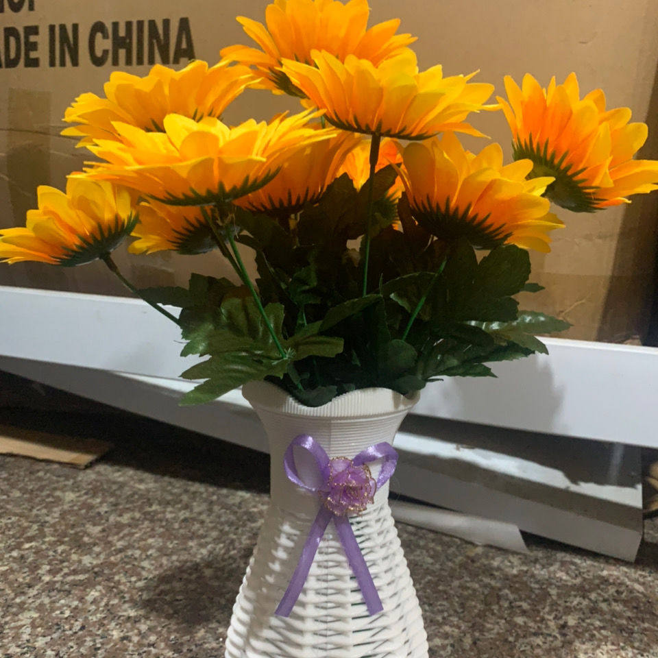 ad【一束六朵】向日葵太阳仿真花绢花拍照道具花