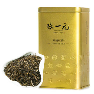 张一元官方旗舰店张一元上海发货茉莉花茶茉莉毛尖金桶特级浓香型