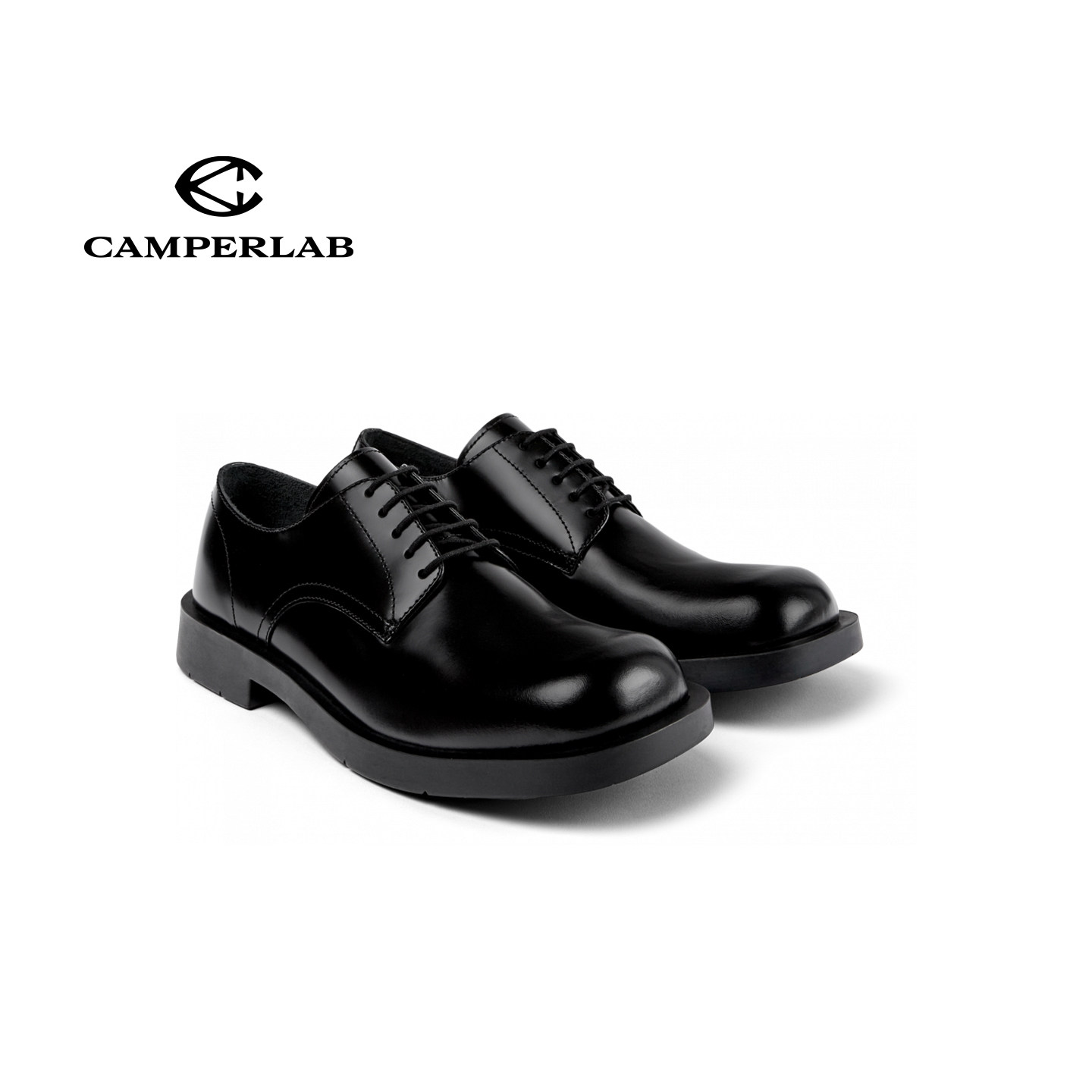 CAMPERLAB小牛皮革系带德比皮鞋图片