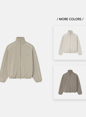 Fear of God Essentials 25SS 小LOGO字母刺绣设计立领开衫卫衣