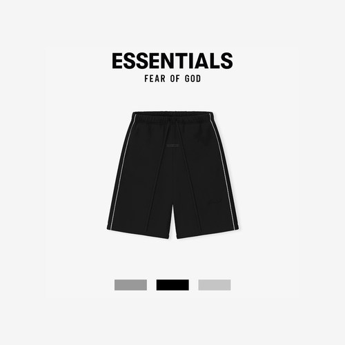 Essentials25Drop1滚条休闲短裤