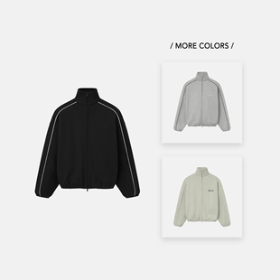 Drop2 God 25SS LOGO字母刺绣立领卫衣夹克 Essentials Fear