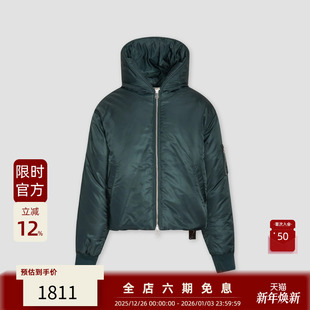 25FW光滑面料短款 OAMC® PEACEMAKER 连帽飞行员夹克 秋冬新品