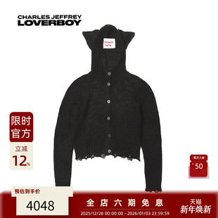 Jeffrey 连帽开衫 LOVERBOY 羊驼毛耳罩式 25FW Charles