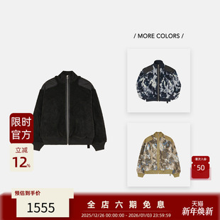 OAMC® PEACEMAKER 25FW拼接抓绒双向拉链飞行员夹克 秋冬新品