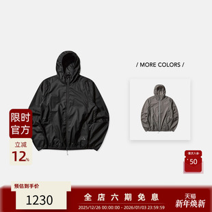 25FW 意大利 ROA 可收纳防风轻薄连帽拉链夹克外套 都市户外