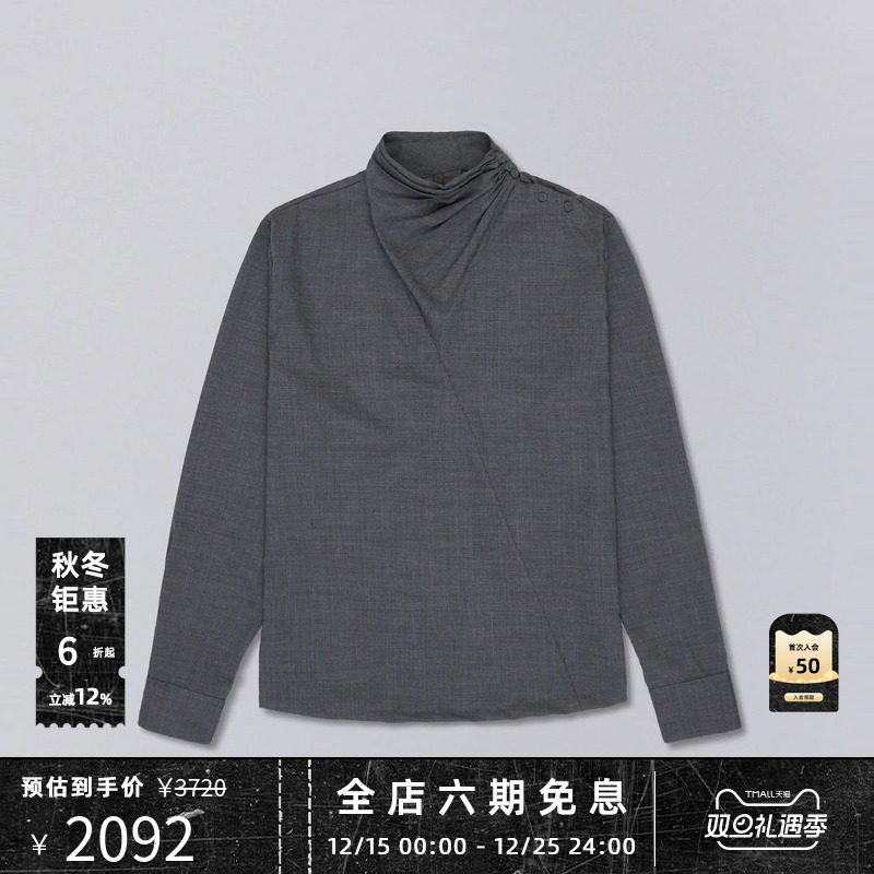 J.L-A.L25FW羊毛长袖衬衫