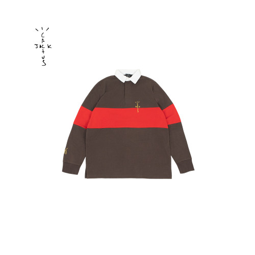 CACTUSJACK联名撞色长袖Polo衫
