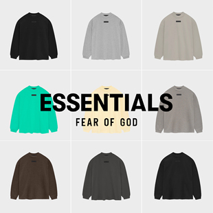 Essentials 24新品 SUMMER Fear 系列LOGO长袖 God 夏季 T恤