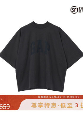 YEEZY x GAP 三方联名 DOVE NO SEAM Kanye同款5分袖鸽子短款T恤