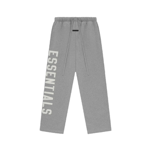 大学系列大LOGO印花宽松直筒长裤 God FALL24 Essentials Fear