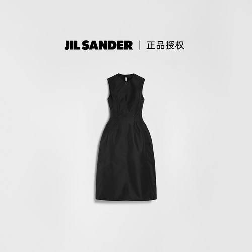 JILSANDER立体剪裁收腰连衣裙