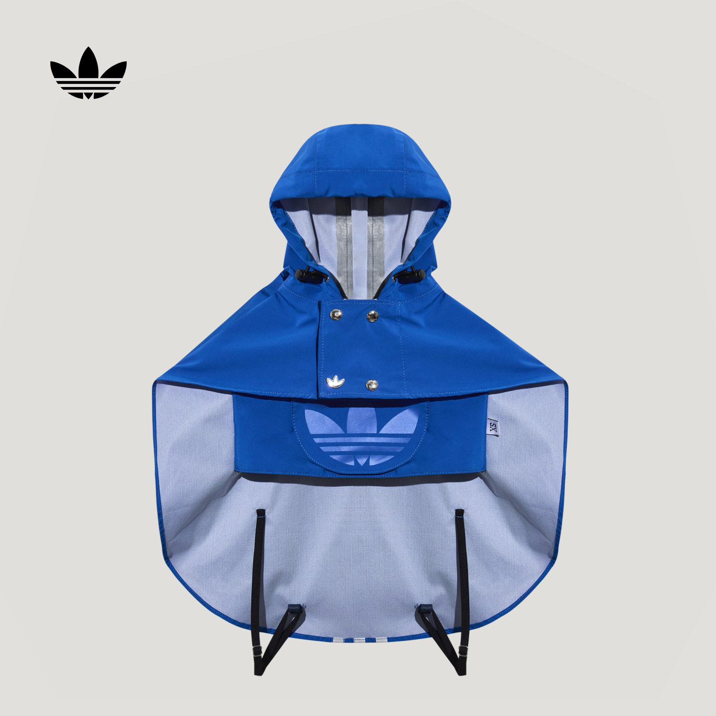宠物衣服雨衣斗篷连帽外套狗狗猫咪新款adidas阿迪达斯三叶草