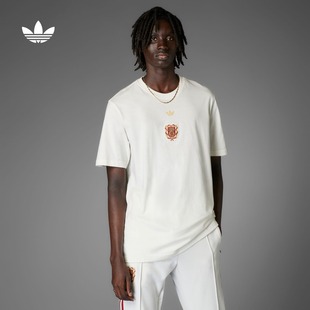 拜仁慕尼黑125周年系列纯棉足球休闲短袖 adidas阿迪达斯 T恤男夏季