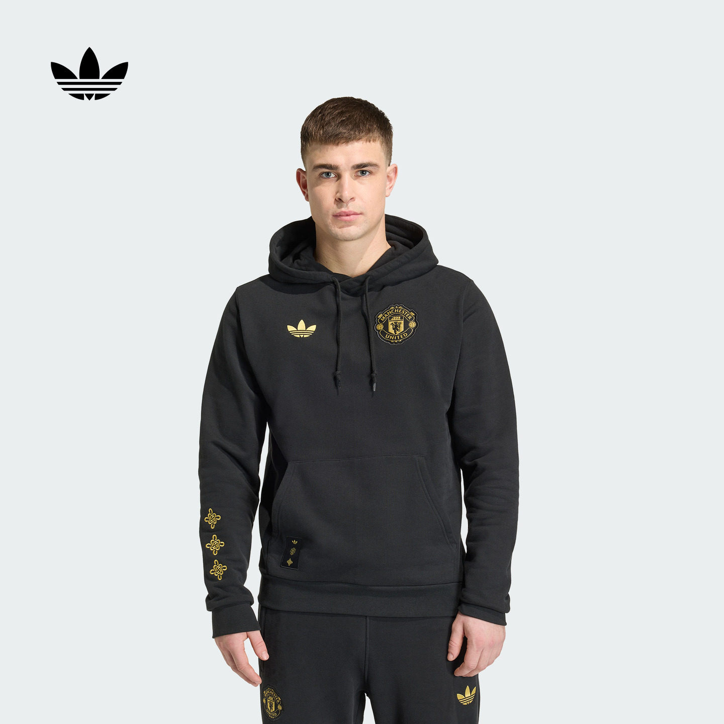 曼联足球休闲文化连帽卫衣男秋冬adidas Originals阿迪达斯三叶草,运动服/休闲服装,运动卫衣/套头衫,淘宝优惠券,粉丝福利购,淘宝优惠卷
