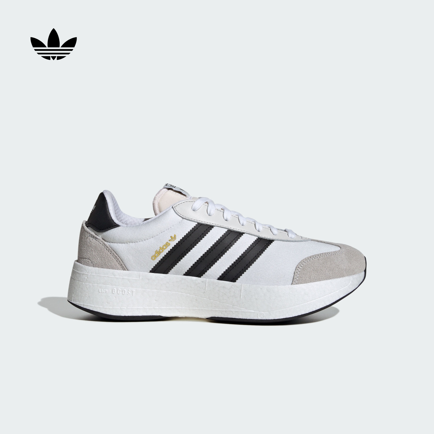 T头鞋阿迪达斯三叶草boost运动鞋