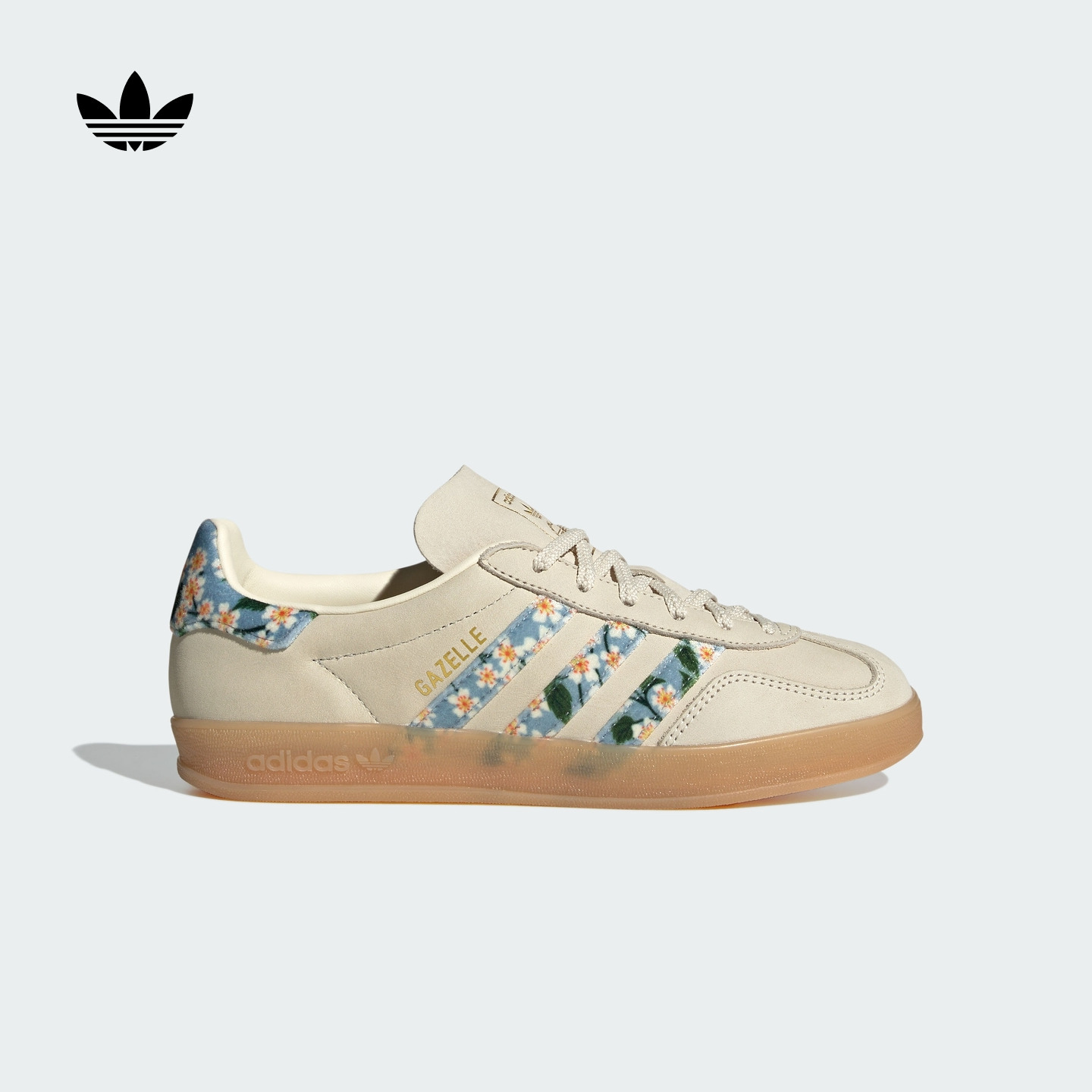 T头鞋阿迪达斯三叶草联名女板鞋