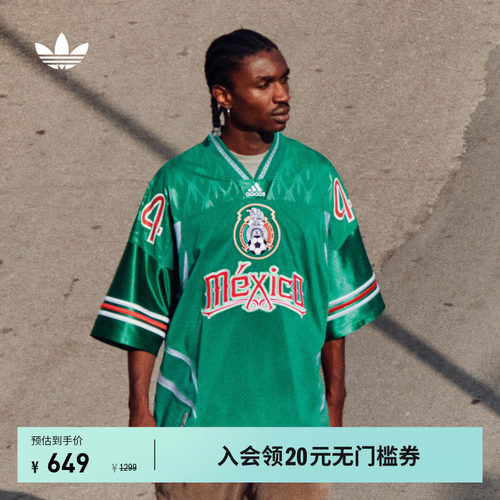 阿迪达斯三叶草男子短袖球衣