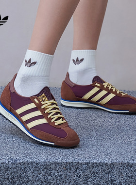 T头鞋」SL 72 OG薄底运动鞋男女adidas Originals阿迪达斯三叶草