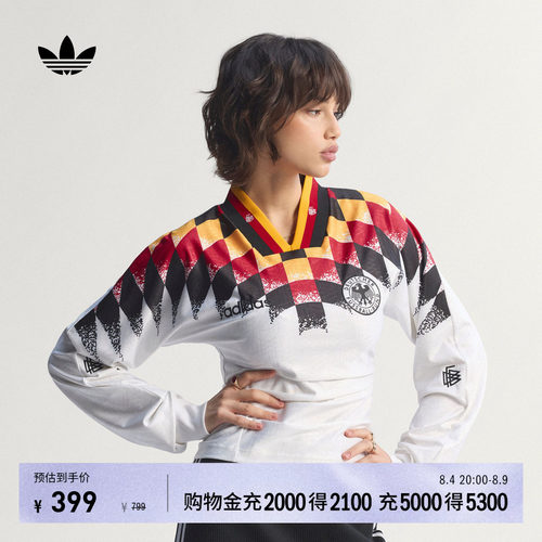 阿迪达斯三叶草女子长袖球衣