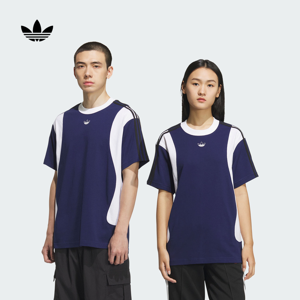阿迪达斯三叶草男女短袖T恤