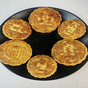 天津特产马记网红月饼现做现卖传统工艺流心巧克力榛仁红果多口味