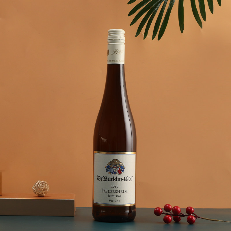 德国原瓶进口莱茵高雷司令法尔兹柏克林雷司令半甜白葡萄酒750ml