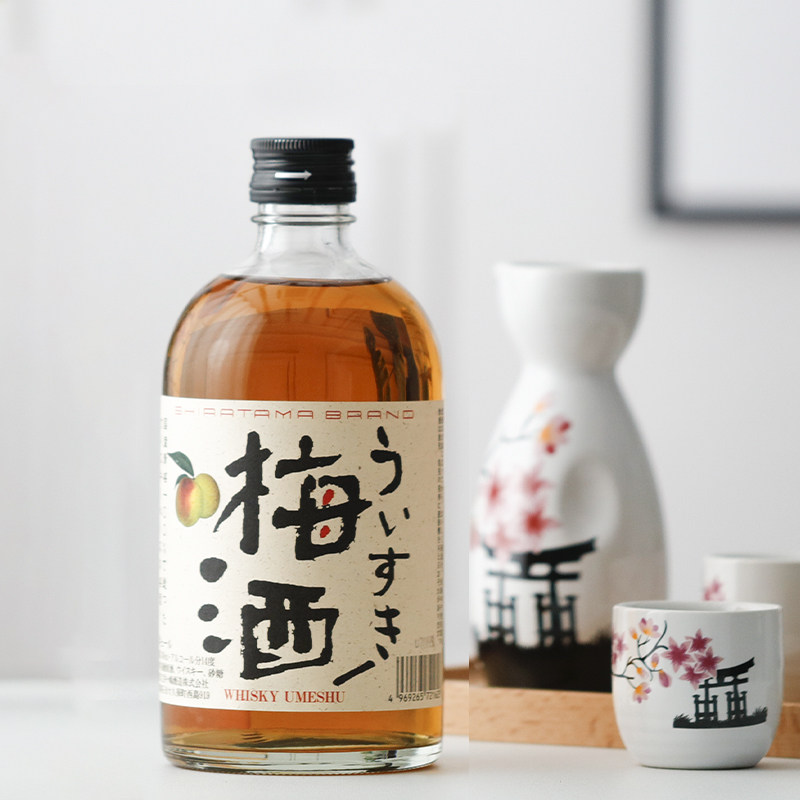 日本原装进口 明石信威士忌梅子酒akashi女士甜酒果酒利口酒500ml